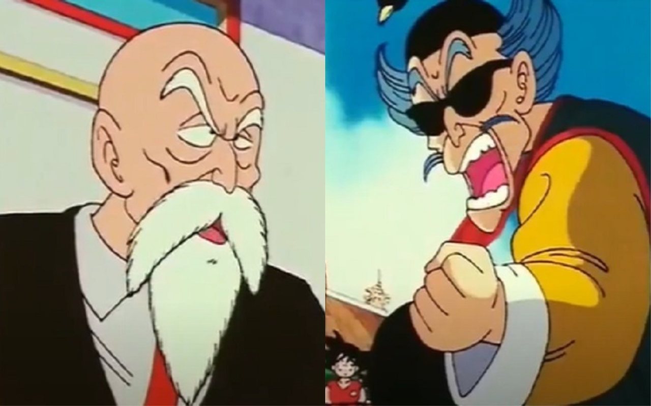 Mestre Kame vs Tsuru - Anime: Dragon Ball - Essa rivalidade existe em Dragon Ball, sendo ambos mestres de  lutadores. Curiosamente, Tenshinhan e Chaos, discípulos de Tsuru, foram se juntar ao lado do Mestre Kame.  