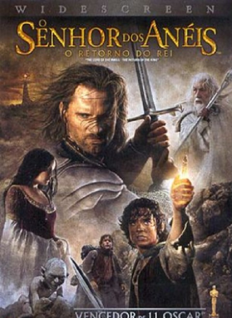 1º - Senhor dos Anéis - O Retorno do Rei - Ano do Oscar: 2004 - 11 Oscars em 11 indicações