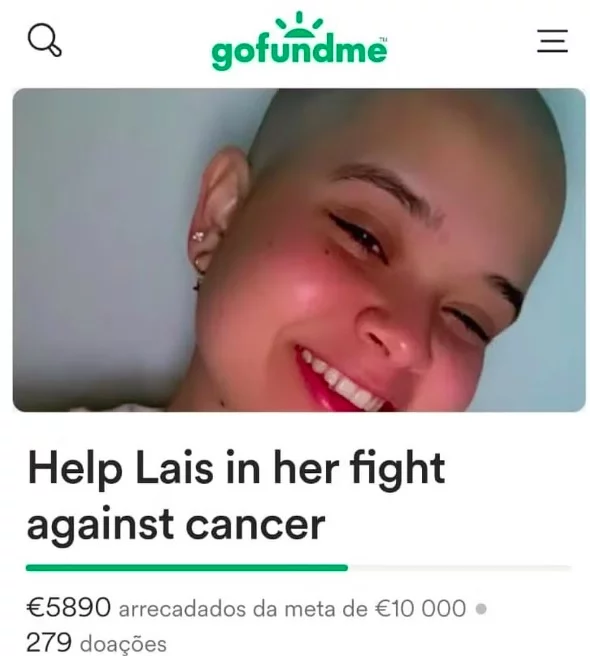 Laís Basílio, de 23 anos, passou mais de um ano arrecadando doações. Ela teria conseguido pelo menos R$ 36 mil com o golpe. 
