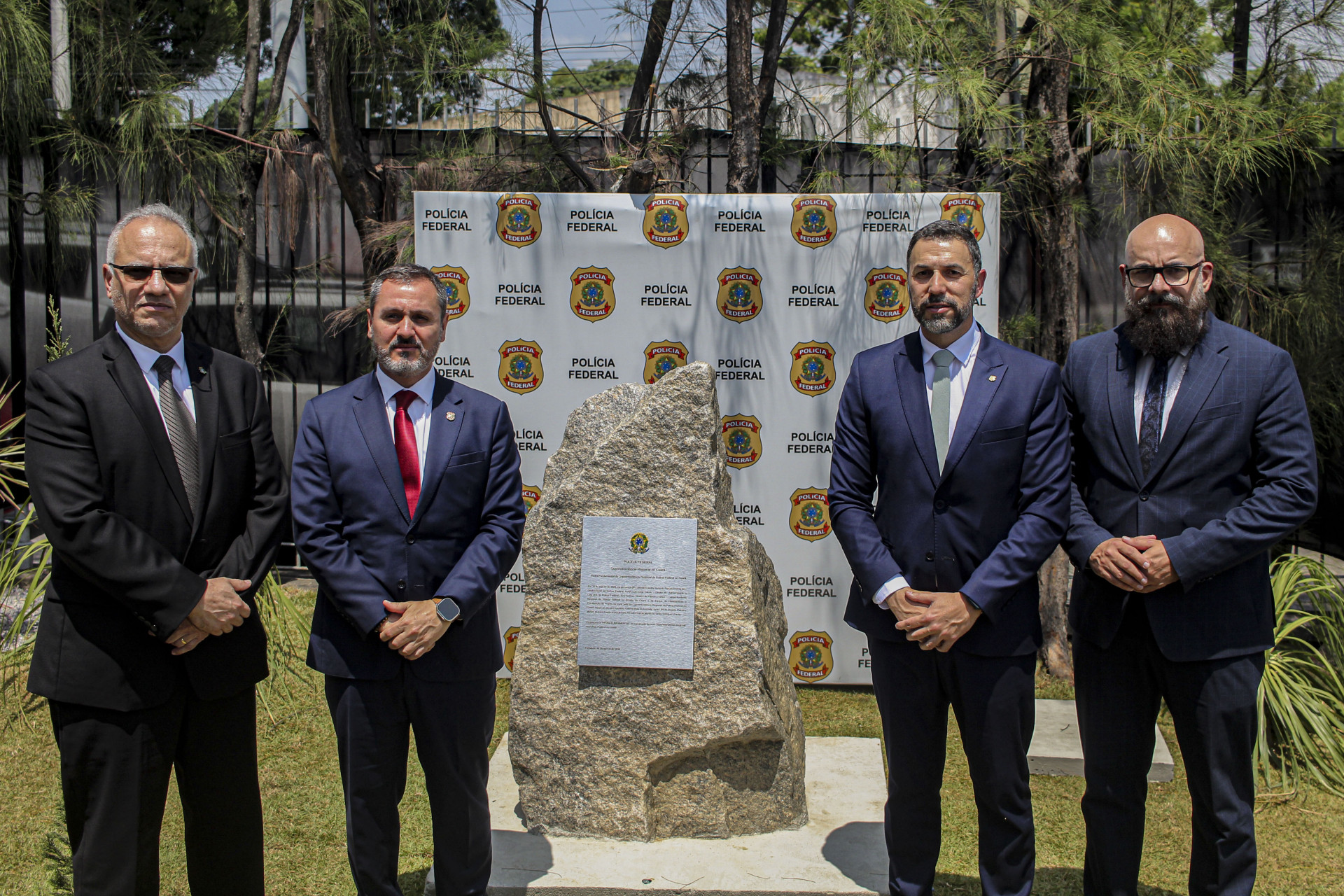 Solenidade de lançamento da pedra fundamental da sua nova sede no estado (foto: Matheus Souza/Especial para O povo)