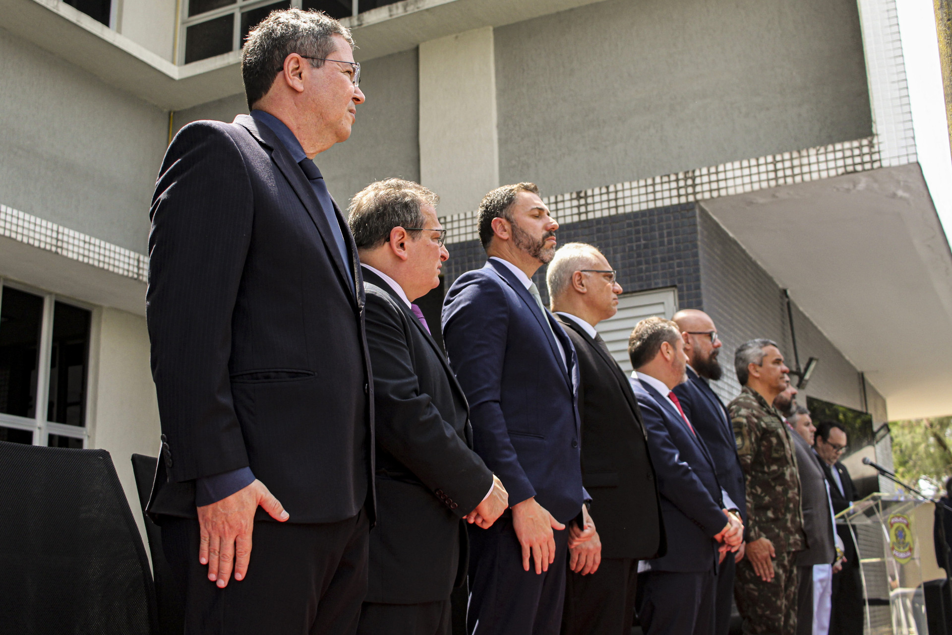  Solenidade de lançamento da pedra fundamental da sua nova sede no estado (foto: Matheus Souza/Especial para O povo)