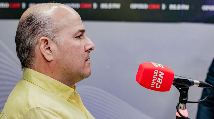 Ex-prefeito Roberto Cl&aacute;udio concedeu entrevista na R&aacute;dio O Povo CBN Cariri (foto de 16/08/2024)