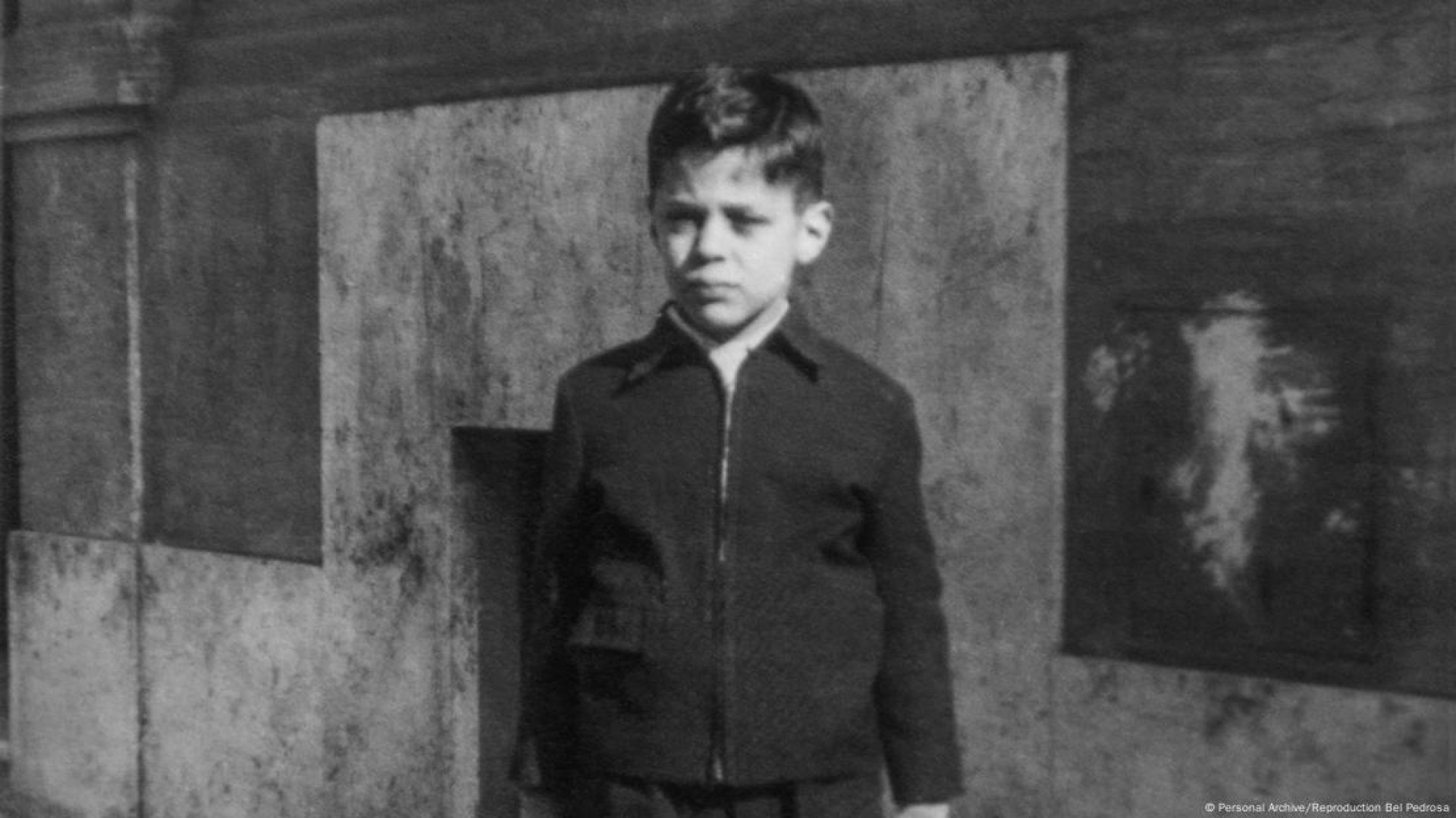Chico Buarque aos 10 anos de idade, em Roma