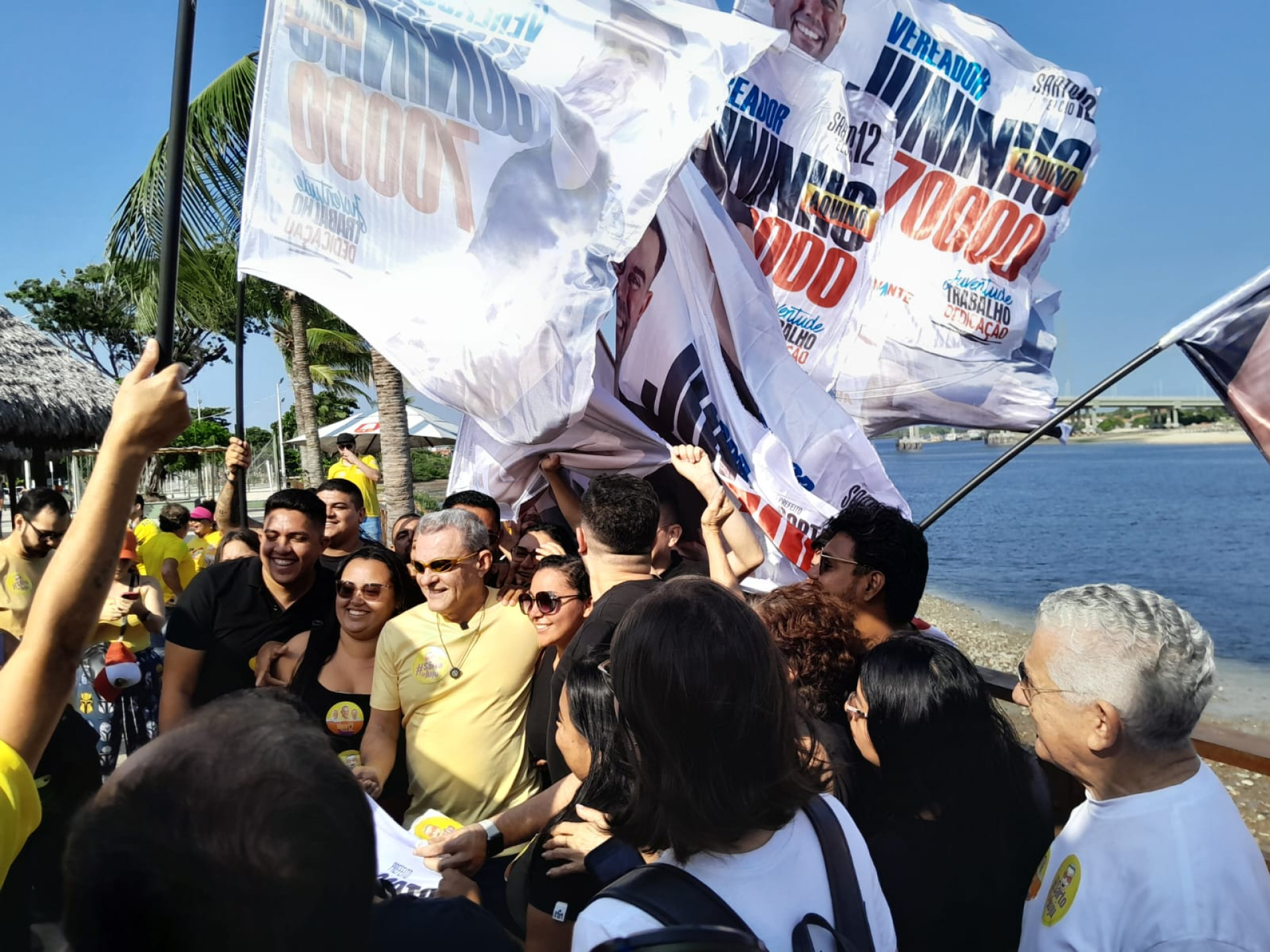 Ato do prefeito Sarto na Barra do Ceará