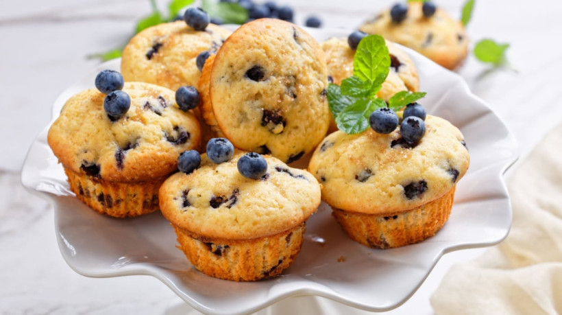 Muffin de mirtilo (Imagem: from my point of view | Shutterstock)