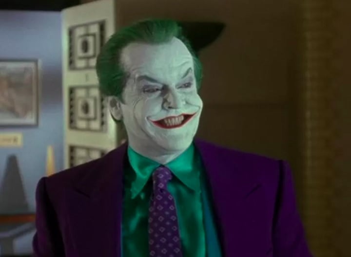 Antes, em 1989, o maior vilão das histórias do Homem- Morcego foi vivido pelo ator Jack Nicholson, no filme Batman.