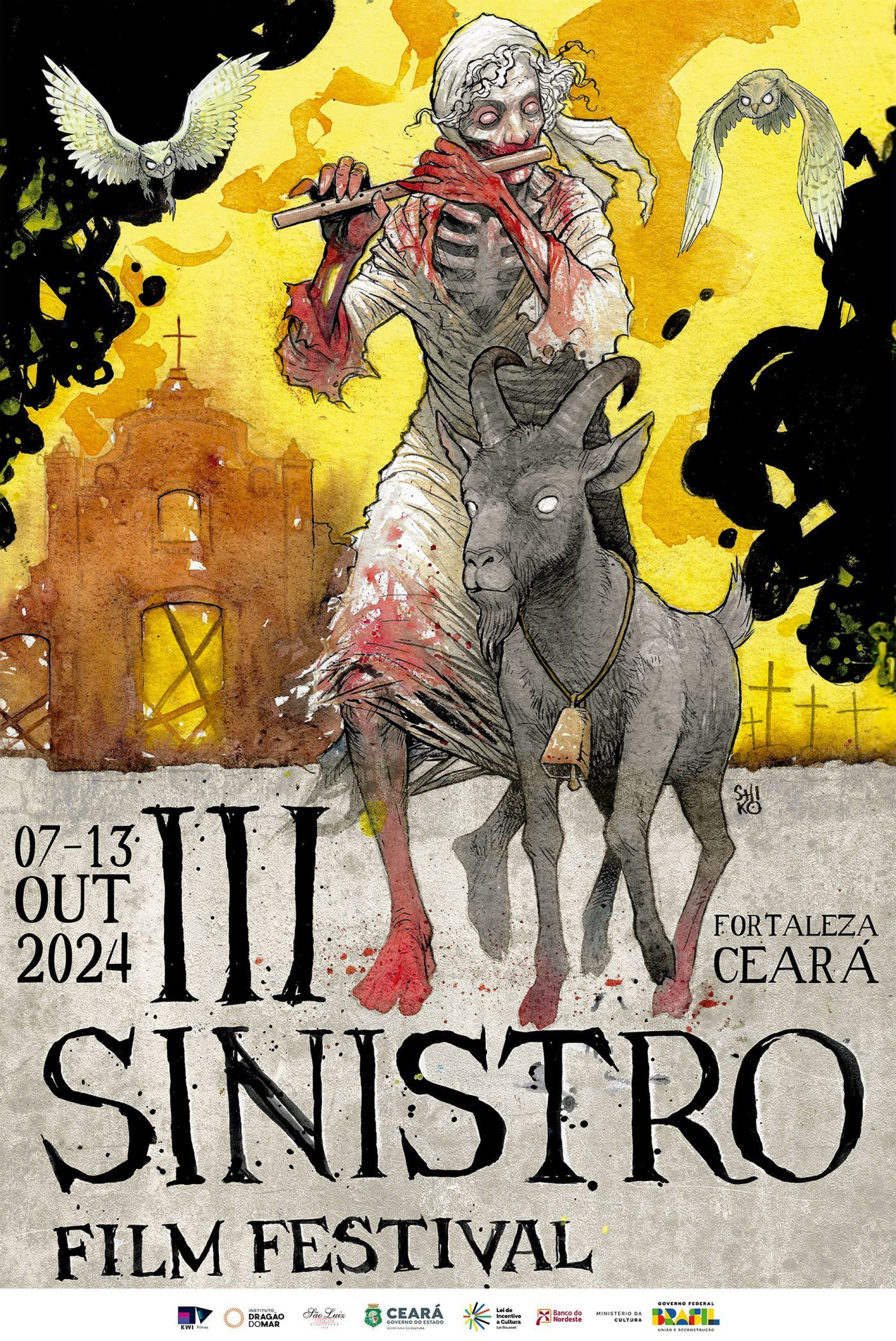 Chico Shiko ser&aacute; o respons&aacute;vel pelo cartaz do III Festival Internacional de Cinema Fant&aacute;stico do Cear&aacute;