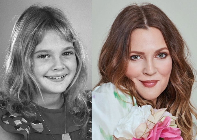 Drew Barrymore - Atriz nascida em 22/2/1975, apareceu num comercial aos 11 meses de vida. Aos 7 anos, fez sucesso como a garotinha que abriga o ET, o Extraterrestre, clássico de 1982. Teve momentos turbulentos com álcool e drogas. Foi uma das Panteras na versão de 2000. 