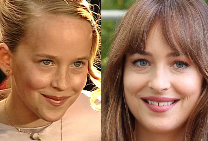 Dakota Johnson - Atriz nascida em 4/12/1989, no Texas (EUA). Filha dos atores Melanie Griffith e Don Johnson, explodiu em 50 Tons de Cinza, mas já atua desde os 10 anos no cinema. 