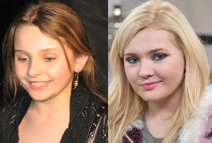 Abigail Breslin - Atriz nascida em 14/4/1996. em Nova York (EUA), começou em comerciais aos 3 anos e, aos 5, já estava no cinema. Concorreu ao Oscar por Pequena Miss Sunshine, aos 10 anos.