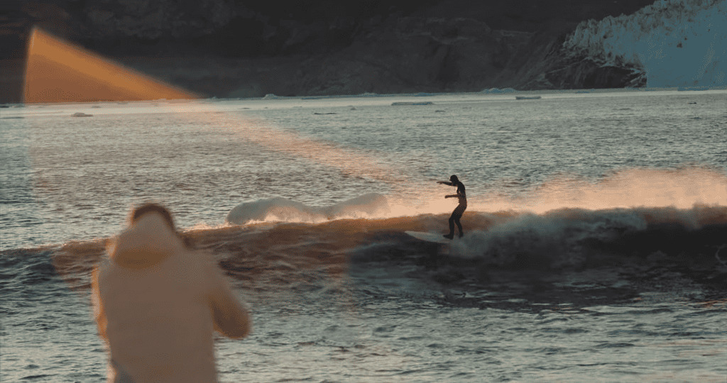 O dia de sol, com a luminosidade atingindo a água, criou um espetáculo visual ainda mais fascinante, capturado pelas lentes da equipe que acompanhava Eurico na aventura. 