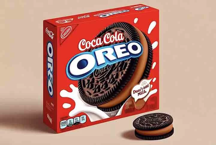 A união entre as empresas resultará no lançamento de um biscoito em vermelho e preto com casquinhas no sabor Coca-Cola que estouram na boca. De acordo com o comunicado para a imprensa, o alimento traz “sensação de efervescência” ao ser consumido.
