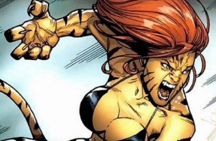 Personagem 14: Tigresa - Nos anos 1970. a Marvel criou um projeto em que as criadoras escrevessem e desenhassem quadrinhos sobre as mulheres. A ideia não foi um sucesso, porém a personagem Tigresa teve uma boa repercussão e conseguiu ter um bom espaço no universo da Marvel nos anos seguintes.