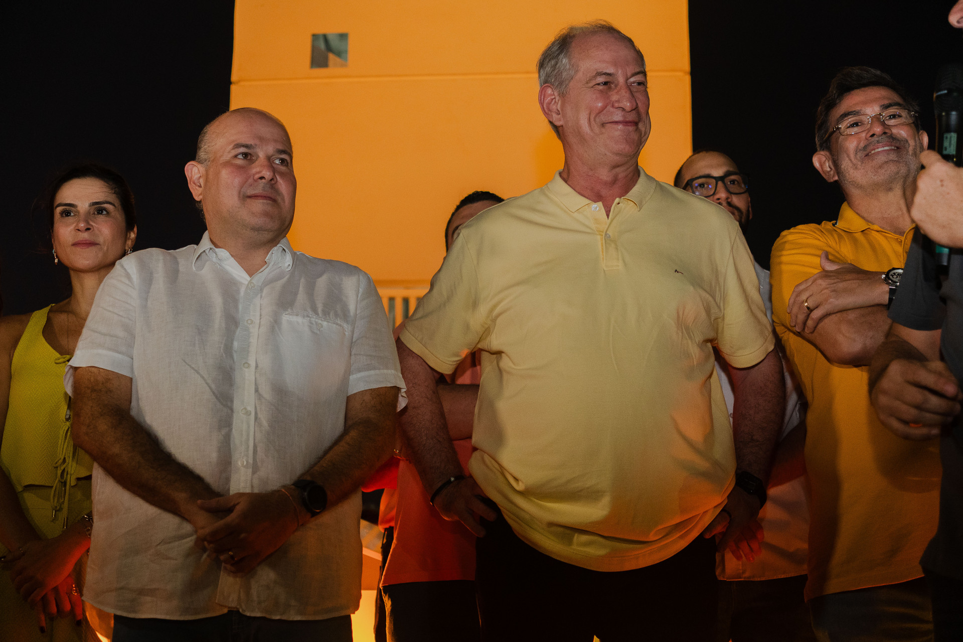 Roberto Cláudio e Ciro Gomes (Foto: FERNANDA BARROS)