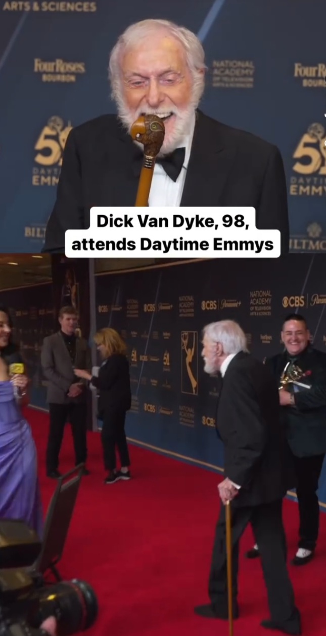 Dick fez o papel de um homem misterioso, que sofre de amnésia. Ao receber o prêmio,  Dick disse, com bom humor, que teria se cuidado melhor se soubesse que chegaria à idade atual: 98 anos.