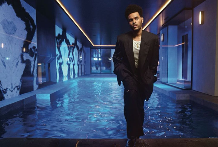 8º - The Weeknd - Cantor, compositor, ator e produtor musical. Conhecido por sua versatilidade sonora e lirismo, ele explora o romance e a melancolia,  com músicas frequentemente inspiradas em experiências pessoais.
