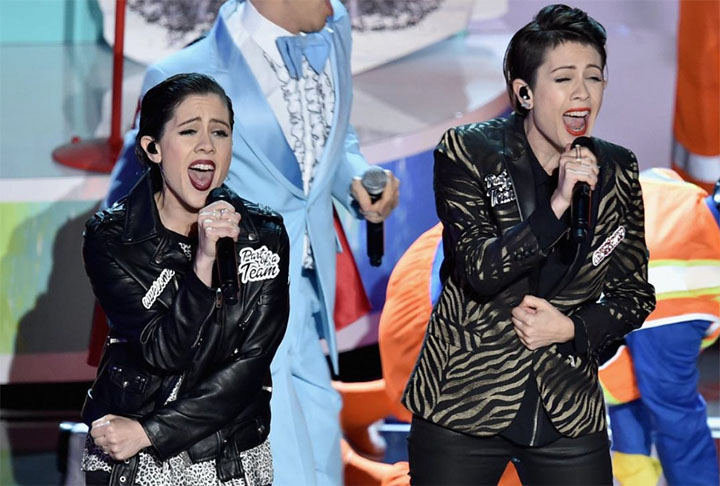 13º - Tegan and Sara - Dupla de indie rock/indie pop composta pelas gêmeas idênticas Tegan Rain Quin e Sara Keirsten Quin. Lançaram oito discos desde 1999, sendo o mais recente Hey, I'm Just Like You, em 2019 