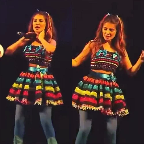 Um dos momentos que mais viralizaram ocorreu em junho de 2023. Durante um show temático de festa junina, Paula arriscou a coreografia da música Zona de Perigo, de Léo Santana, e muita gente detonou, dizendo que ela estava desengonçada. 