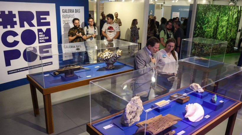 Em reconstrução, Museu Nacional abre espaço para receber escolas