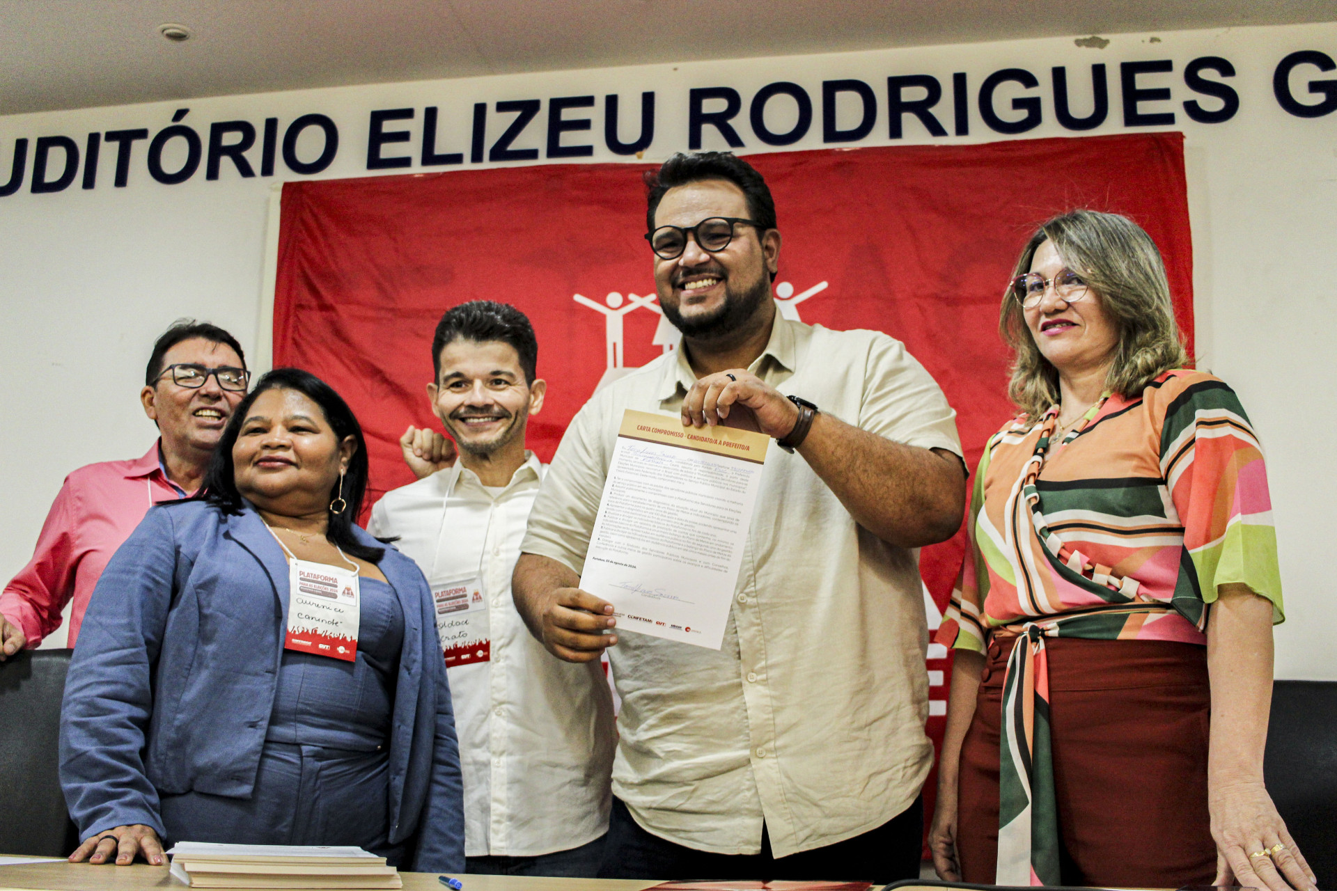 T&eacute;cio Nunes (Psol) no lan&ccedil;amento de plataforma dos servidores municipais para as elei&ccedil;&otilde;es 2024