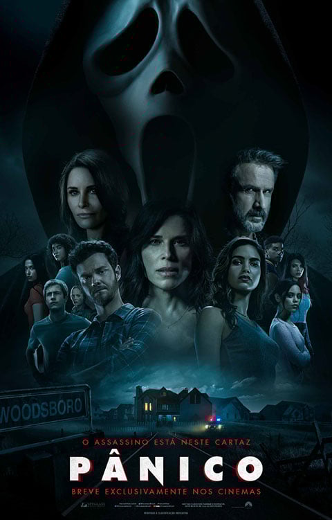 Pânico 5 (2022) - Após a pandemia e 11 anos depois do último filme da franquia,  Matt Bettinelli-Olpin Tyler Gillett assumem a direção no lugar de Wes Craven, que morreu em 2015.