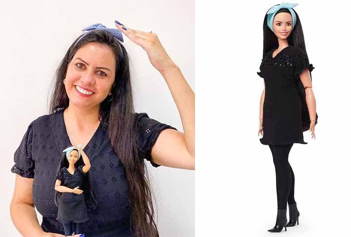 Doani Emanuela Bertain  - Na sequência, a Mattel fez um planejamento para valorizar o empoderamento feminino. Assim, no Dia Internacional da Mulher de 2022, selecionou 12 profissionais, entre elas a professora brasileira que se dedica à inclusão no aprendizado. 