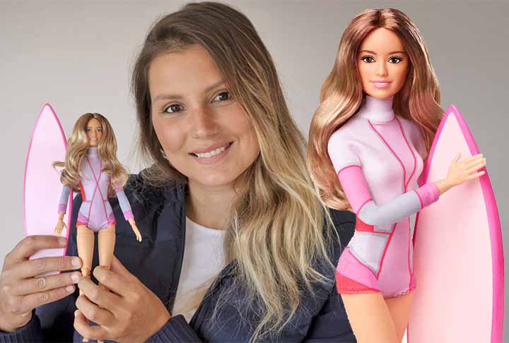Maya Gabeira - A Mattel criou a ‘Barbie Surfista’ em uma coleção de relançamento da linha 'Profissões', que recebeu o nome de “Mulheres inspiradoras”.