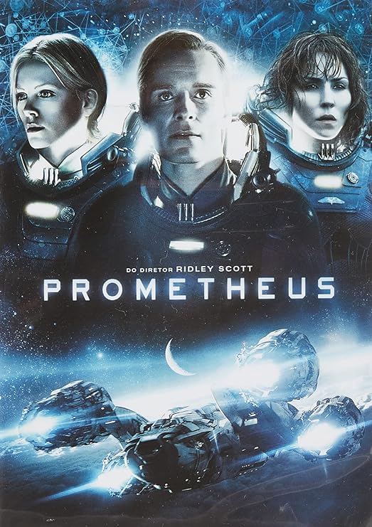 3 - Prometheus (2012) - Um grupo de pesquisadores que estuda a origem da humanidade se encontra numa lua distante e precisa enfrentar a ameaça alienígena. 