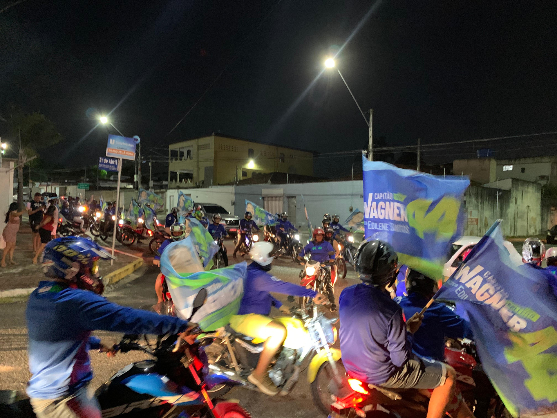Carreata de Capitão Wagner (União Brasil), candidato a prefeito de Fortaleza