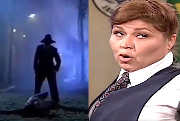 De maneira surpreendente, a trama revelou que Lourdes Maria, interpretada por Sônia de Paula, era quem estava por trás de ‘Cadeirudo’. Pela sua extrema devoção à religião, a personagem se propunha a importunar as prostitutas em nome da moral e dos bons costumes. 