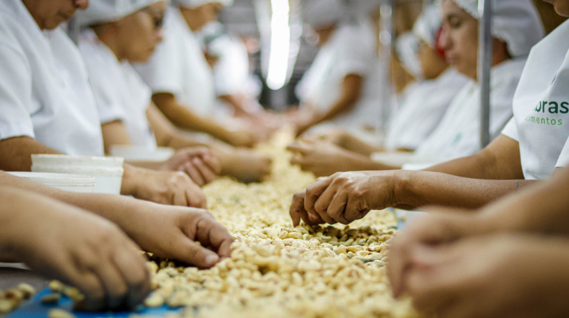 O setor de alimentos apresentou um aumento 0,55%