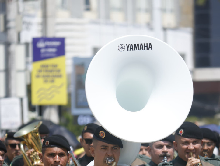 FORTALEZA, CEARÁ, BRASIL - 07.09.2024: Desfile cívico-militar em comemoração aos 202 anos da Independência do Brasil. (foto: Aurélio Alves/O POVO)