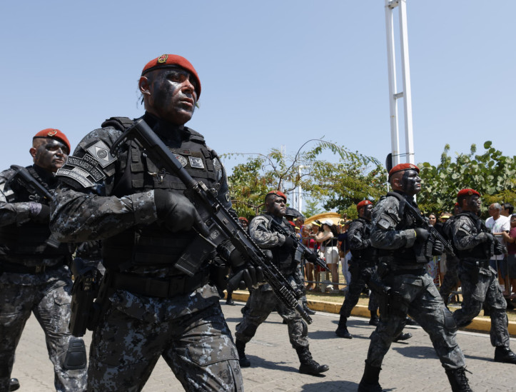FORTALEZA, CEARÁ, BRASIL - 07.09.2024: Desfile cívico-militar em comemoração aos 202 anos da Independência do Brasil. (foto: Aurélio Alves/O POVO)