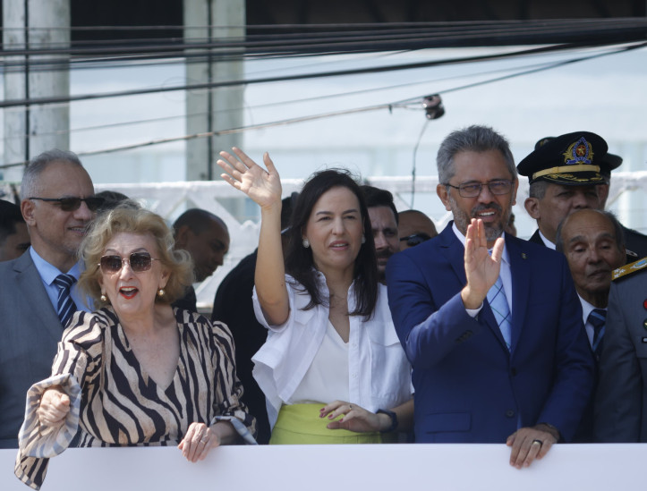 FORTALEZA, CEARÁ, BRASIL - 07.09.2024: Desfile cívico-militar em comemoração aos 202 anos da Independência do Brasil. (foto: Aurélio Alves/O POVO)