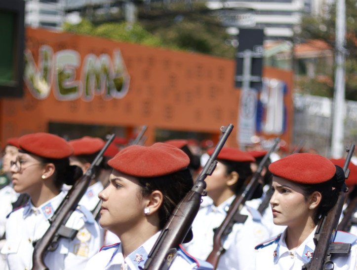 FORTALEZA, CEARÁ, BRASIL - 07.09.2024: Desfile cívico-militar em comemoração aos 202 anos da Independência do Brasil. (foto: Aurélio Alves/O POVO)