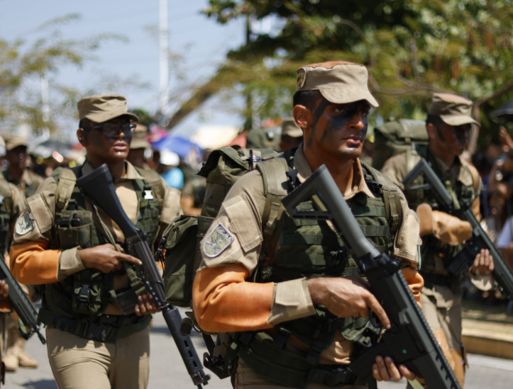 FORTALEZA, CEARÁ, BRASIL - 07.09.2024: Desfile cívico-militar em comemoração aos 202 anos da Independência do Brasil. (foto: Aurélio Alves/O POVO)