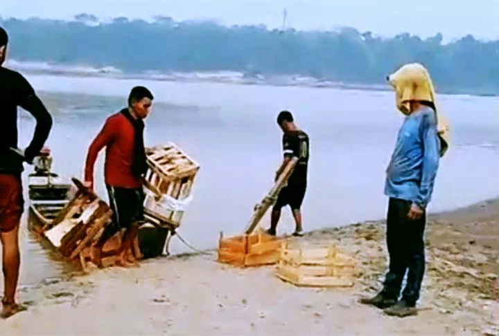 Como essas comunidades não têm acesso a água encanada, elas necessitam dos poços amazônicos que estão secos. 
