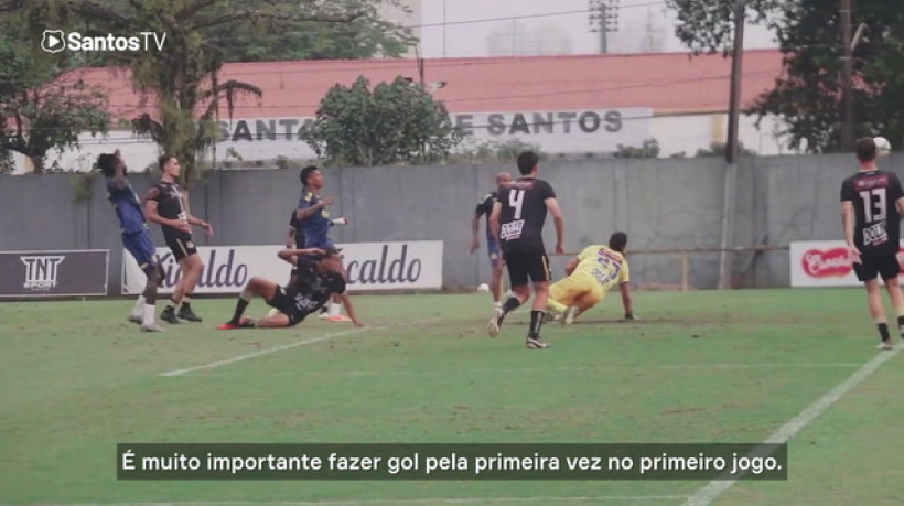 Com gol de Yusupha Njie, Santos vence Água Santa em jogo-treino