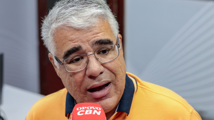 FORTALEZA, CEARÁ, BRASIL, 11-09-2024: Sabatina do canditado a prefeitura Eduardo Girão do Novo na Radio O Povo CBN. (Foto: Samuel Setubal/ O Povo)