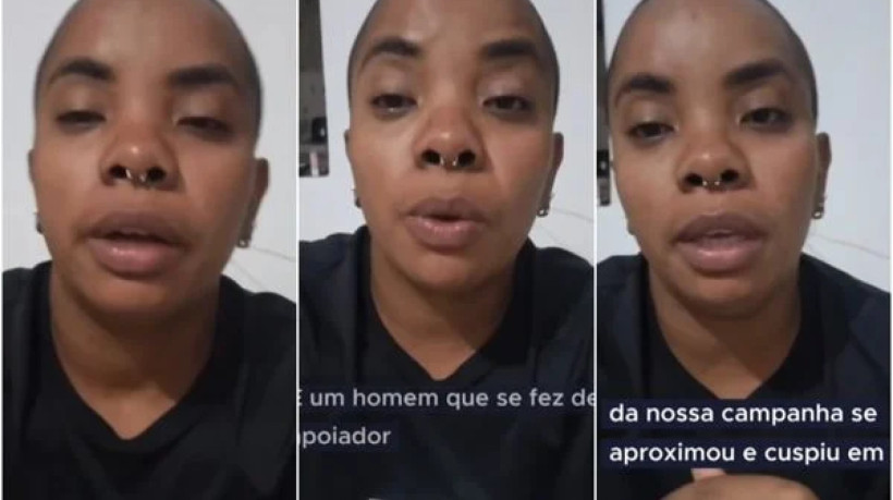 Candidata à prefeitura de Salvador leva cuspida e denuncia racismo
