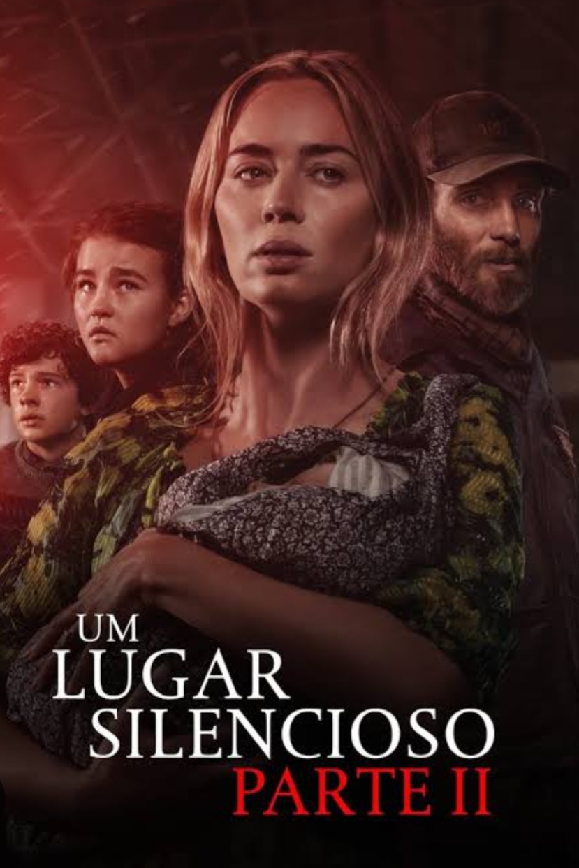O segundo filme, 'Um Lugar Silencioso: Parte II', é de 2020. Estreou em março em Nova Iorque, mas só foi lançado mundialmente em maio de 2021 por conta da pandemia da Covid-19. No Brasil, só foi aos cinemas em 15 de julho.