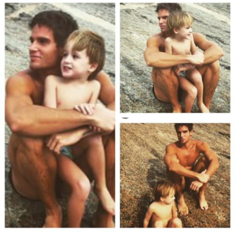 Nesse meio tempo, Winits engravidou e os dois tiveram Guy Faro, que hoje está com 13 anos.