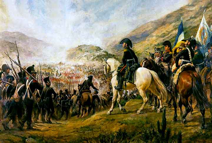 Mlíder militar e político argentino,Seu papel foi fundamental na independência do Chile e do Peru, e ele é reverenciado por sua estratégia militar e visão política, que ajudaram a formar a base para os estados independentes na América do Sul.