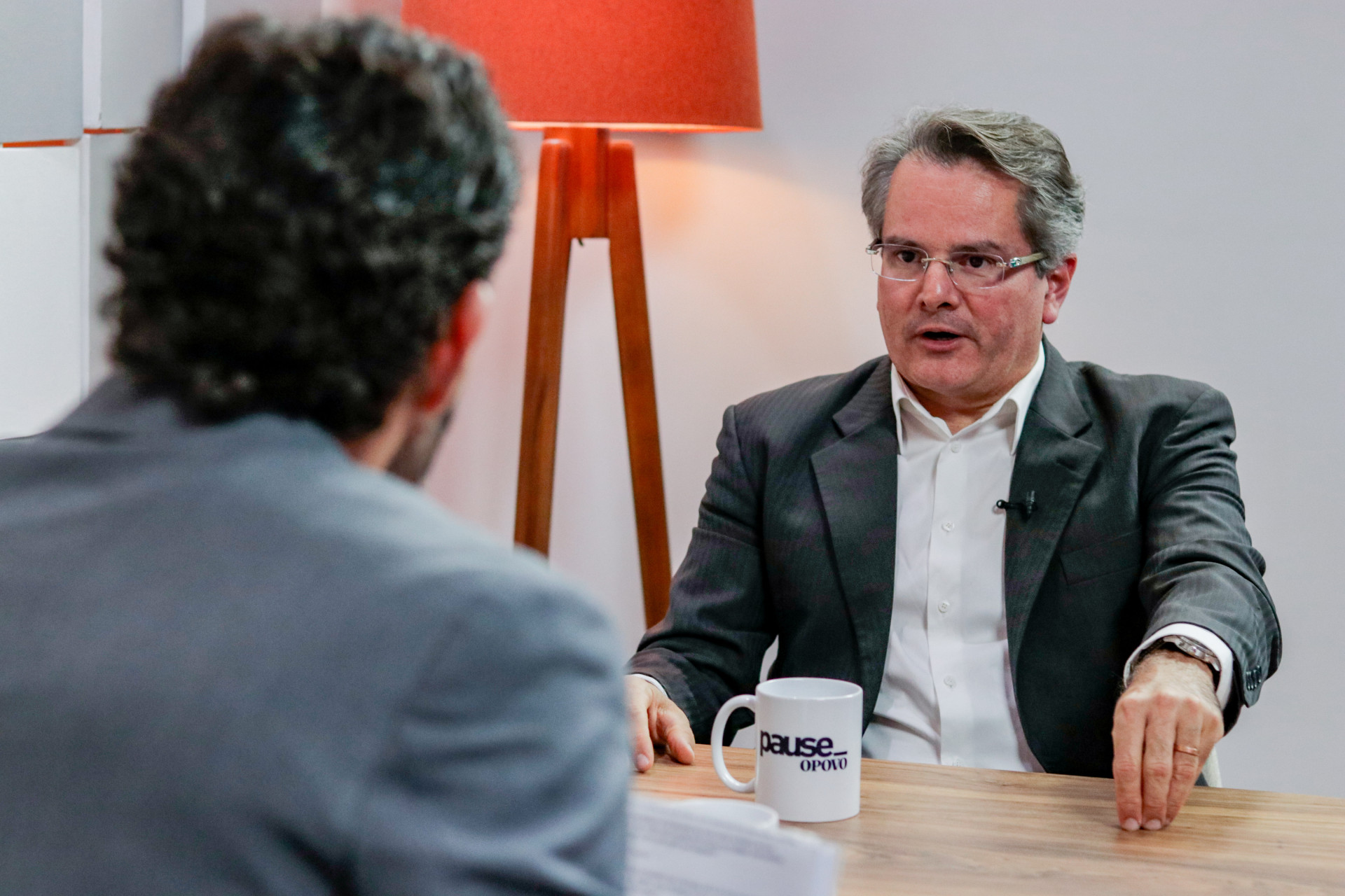 (Foto: Samuel Setubal)FORTALEZA, CEARÁ, BRASIL, 19-09-2024: Jonas Marques em entrevista para o programa Pause com Clóvis Holanda. (Foto: Samuel Setubal/ O Povo)