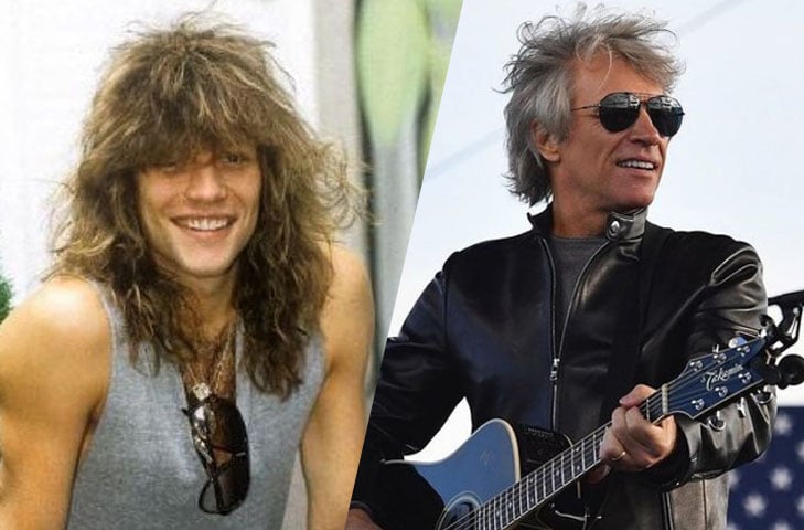 Jon Bon Jovi - Nasceu em New Jersey (EUA) em 2/3/1962. Compositor e vocalista da banda Bon Jovi, ele cmeçou a carreira em 1975. 