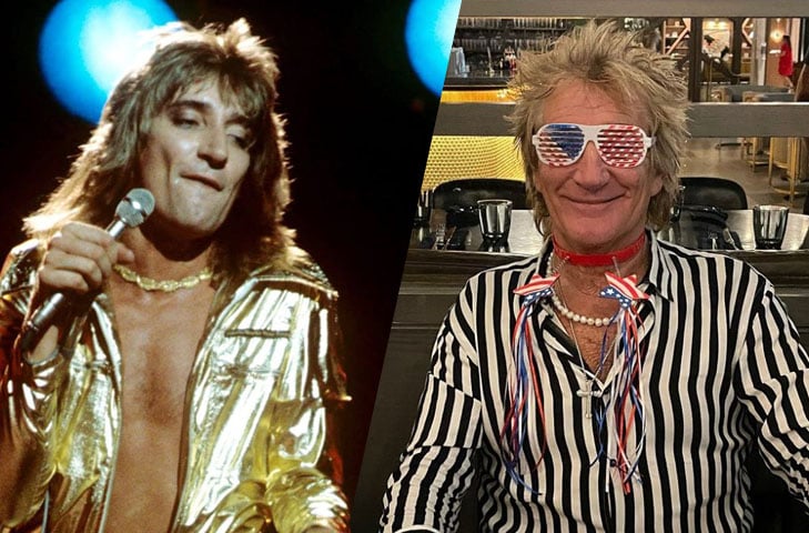 Rod Stewart - Nasceu em Londres (Inglaterra) em 10/1/1945. Cantor e compositor, tem o título nobre de Sir. Começou a carreira em 1961. 