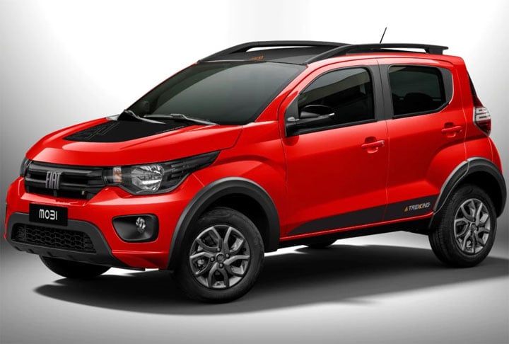 Fiat Mobi - Preço: A partir de R$ 70.000.
Compacto, é ideal para cidades grandes.
Pontos fortes: Muito econômico e fácil de manobrar em áreas urbanas.