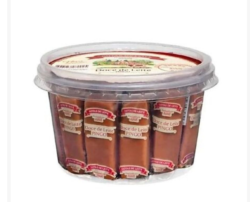 Pingo de leite - Essa guloseima tem como principal característica a consistência dura externa e o doce de leite cremoso por dentro.  