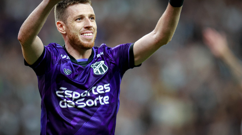 FORTALEZA, CEARÁ, BRASIL - 08.09.2024: Aylon. Ceará x Vila Nova. Arena Castelão,  campeonato brasileiro série B. (Foto: Aurélio Alves  / O POVO)