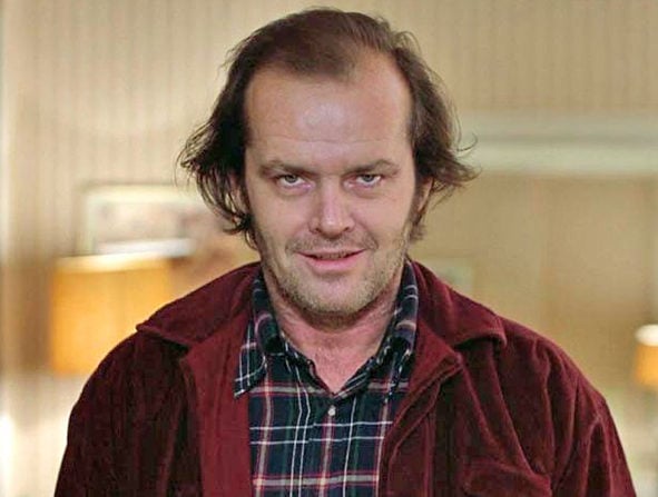 Um de seus personagens mais inesquecíveis inclui Jack Torrance, do clássico O Iluminado (1980).